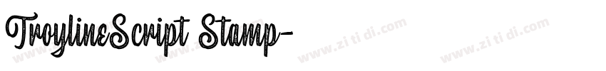 TroylineScript Stamp字体转换